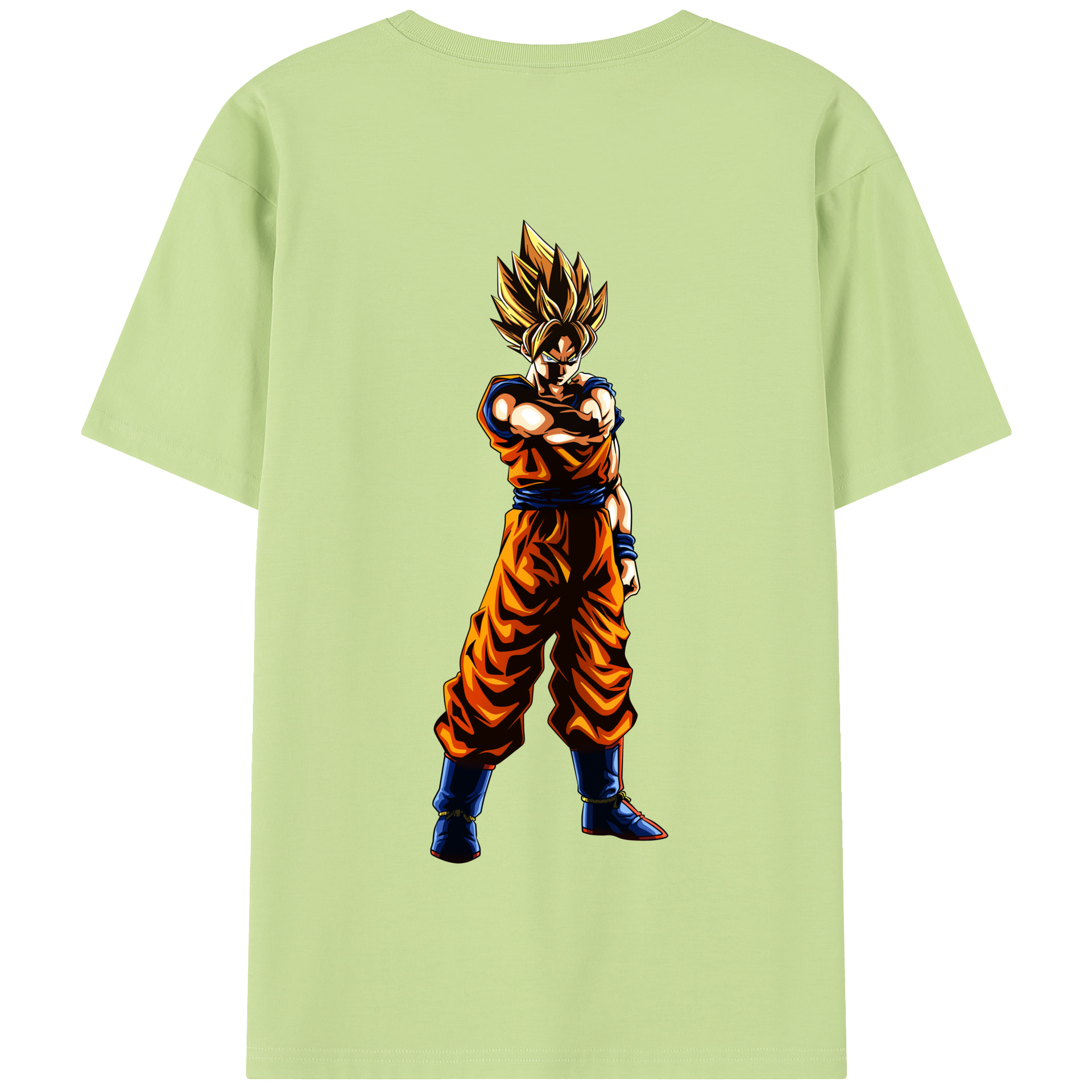 （画像用） ドラゴンボール 孫 悟飯（そんごはん）DRAGON BALL Son Gohan 綿100％半袖Tシャツ（背面プリント）